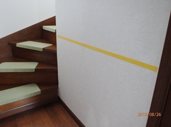 手すり　手摺　てすり　階段　２階　シニア　バリアフリー　リフォーム 