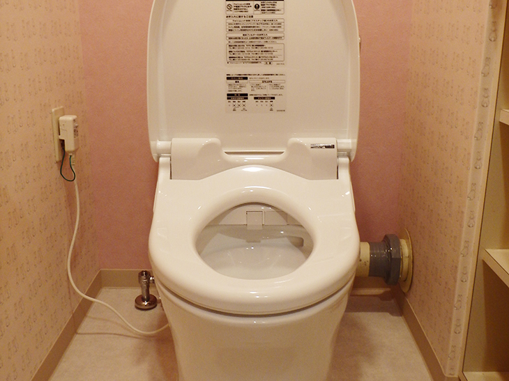 ピーターラビットが大好きな奥さまが選んだ壁紙でトイレはお気に入りの空間に！